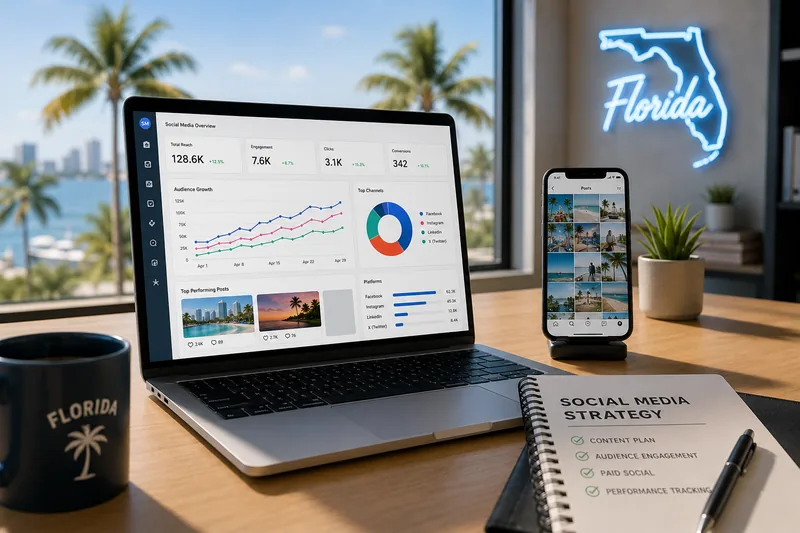 Social media marketing strategy and content management for Florida businesses