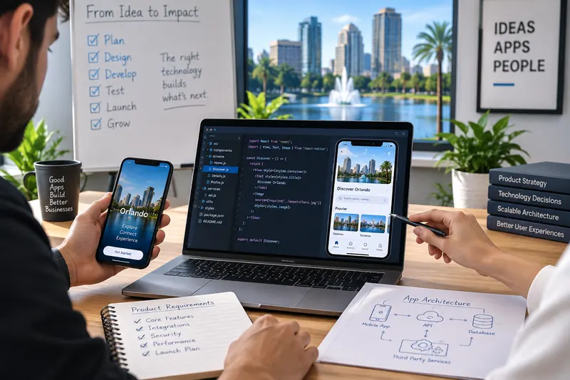 App Architecture and Technology Planning Mobile app architecture and technology planning workspace