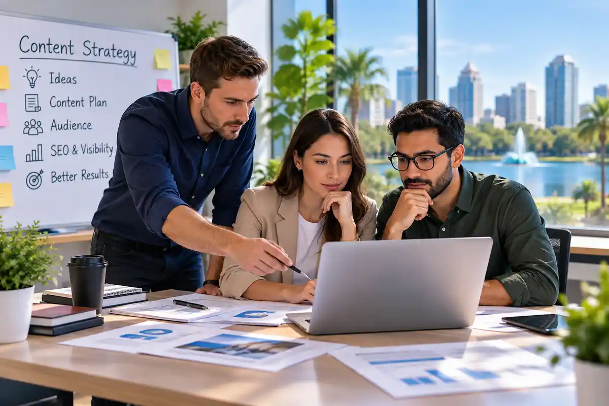 Content strategy and editorial planning for Orlando businesses