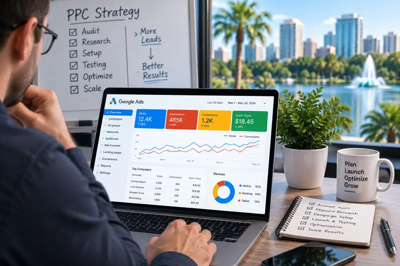Orlando PPC campaign management and optimization process