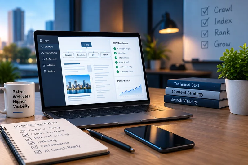 Search visibility and AI search website structure planning